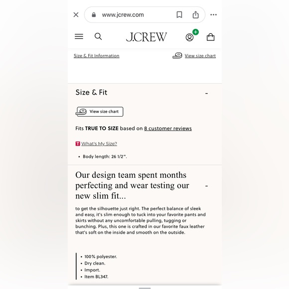 J. Crew Faux-Leather Short Sleeve Shirt - Picture 2 of 6